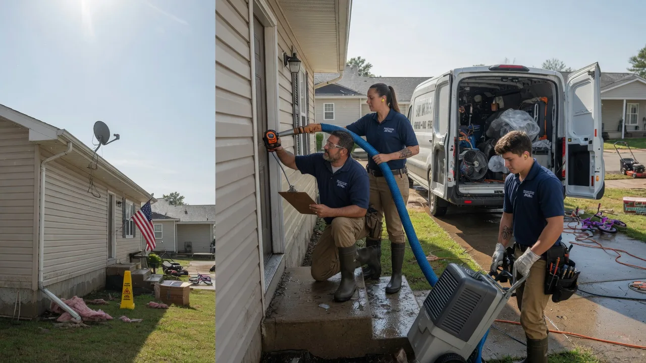 Ceiling Water Damage Restoration in Poplarville, MS near me